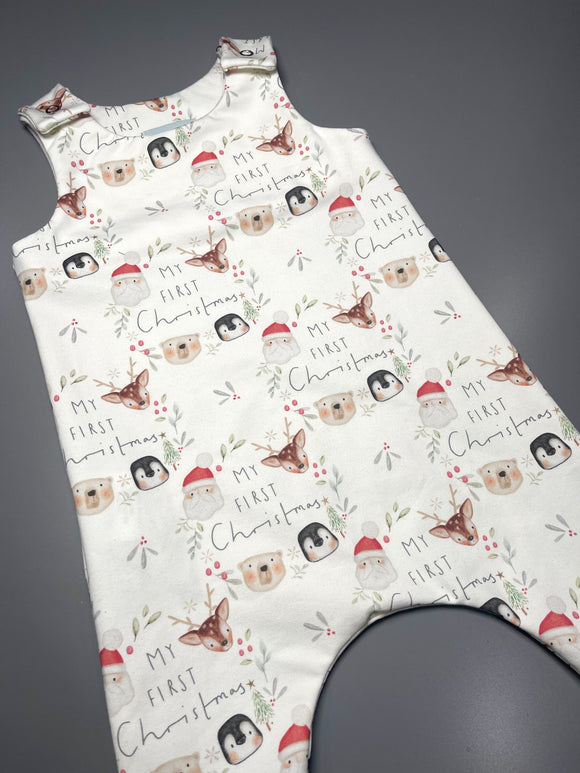 My 1st Christmas Romper