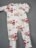 Christmas 2 Way Zip Sleepsuit