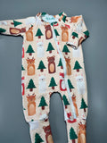 Christmas 2 Way Zip Sleepsuit