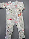 Christmas 2 Way Zip Sleepsuit