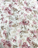 Floral Rib Skirt Dress